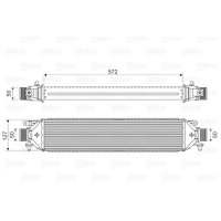 VALEO 818824 Ladeluftkühler
