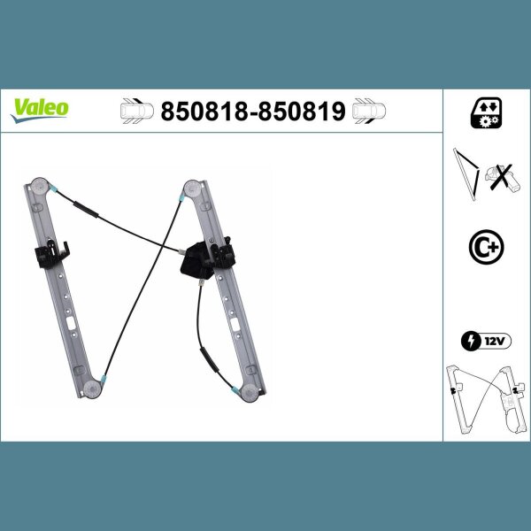 VALEO 850819 Fensterheber