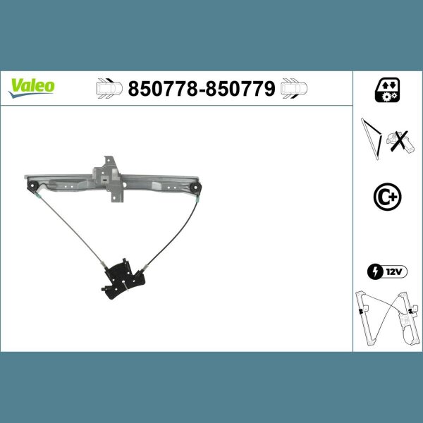 VALEO 850778 Fensterheber