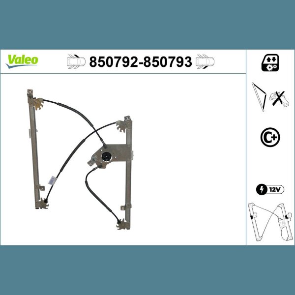 VALEO 850792 Fensterheber