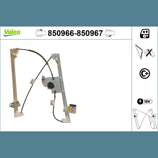VALEO 850966 Fensterheber