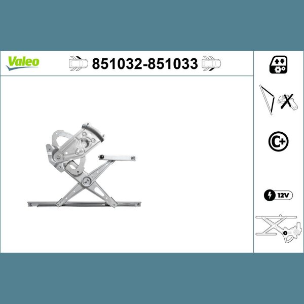 VALEO 851032 Fensterheber