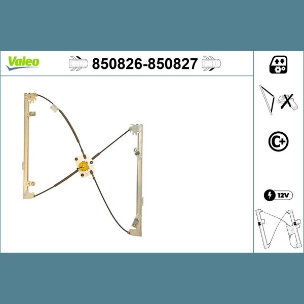 VALEO 850827 Fensterheber