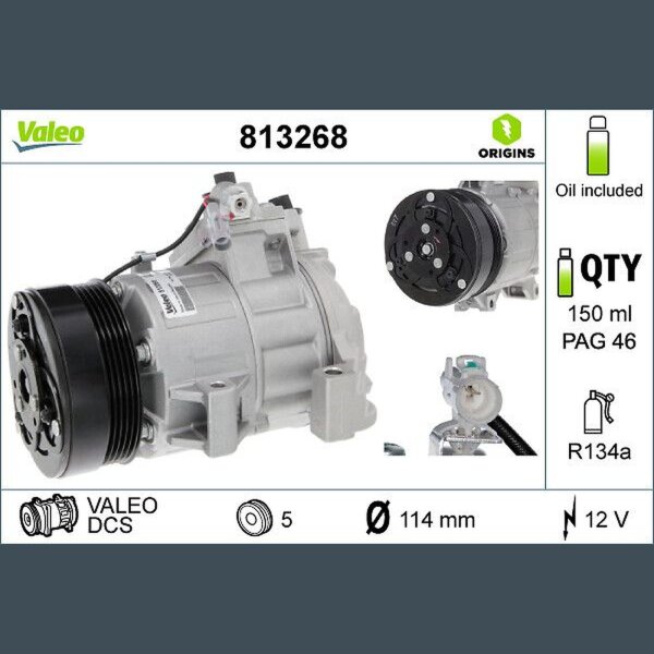 VALEO 813268 Kompressor, Klimaanlage