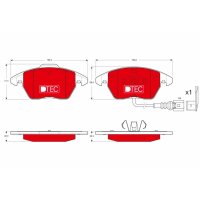 TRW GDB1550DTE Bremsbelagsatz, Scheibenbremse