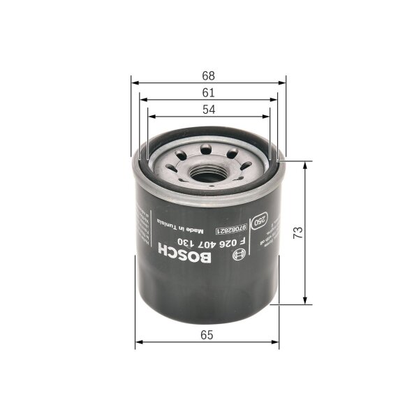 BOSCH F 026 407 130 Ölfilter