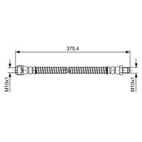 BOSCH 1 987 481 575 Bremsschlauch