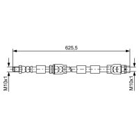 BOSCH 1 987 481 589 Bremsschlauch