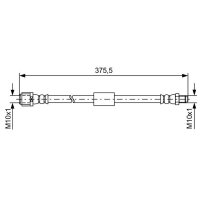 BOSCH 1 987 481 608 Bremsschlauch