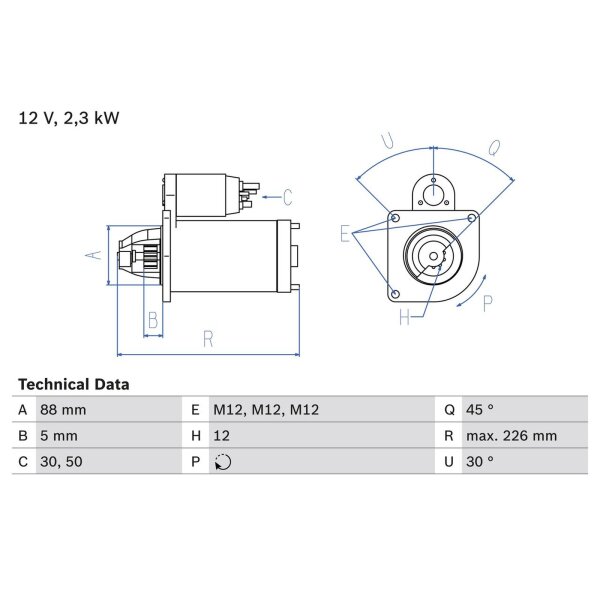 BOSCH 0 986 024 240 Starter