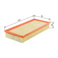 BOSCH F 026 400 387 Luftfilter