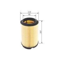 BOSCH F 026 400 299 Luftfilter