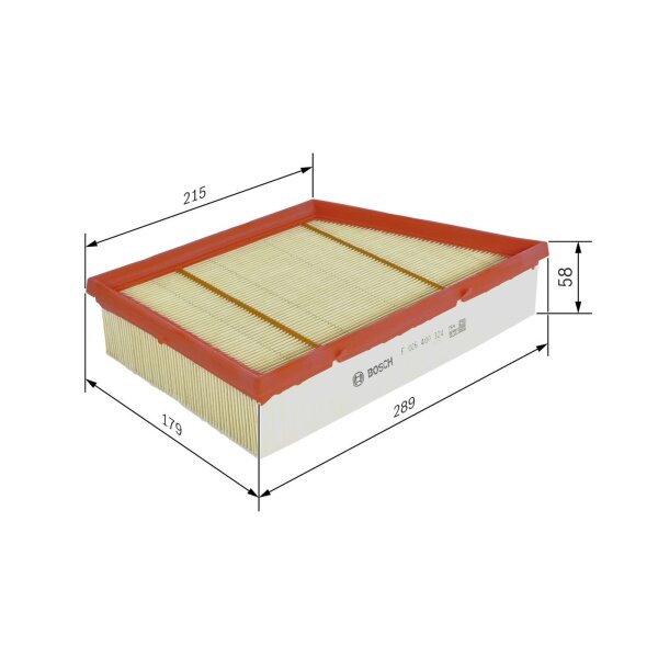 BOSCH F 026 400 324 Luftfilter