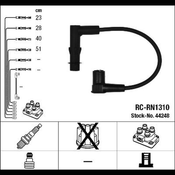 NGK 44248 Zündleitungssatz