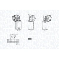 MAGNETI MARELLI 060500101010 Wischermotor