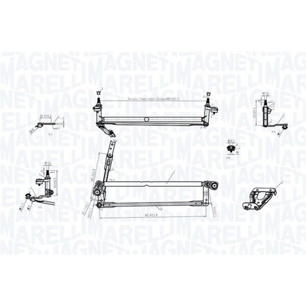 MAGNETI MARELLI 085570177010 Wischergestänge