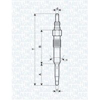 MAGNETI MARELLI 062900038304 Glühkerze