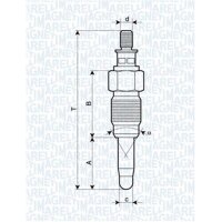MAGNETI MARELLI 062900056304 Glühkerze