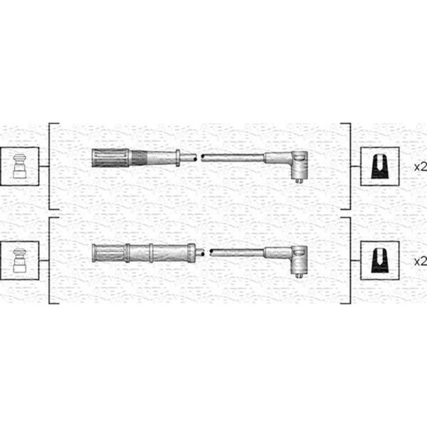 MAGNETI MARELLI 941318111161 Zündleitungssatz