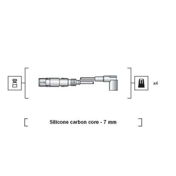 MAGNETI MARELLI 941318111163 Zündleitungssatz