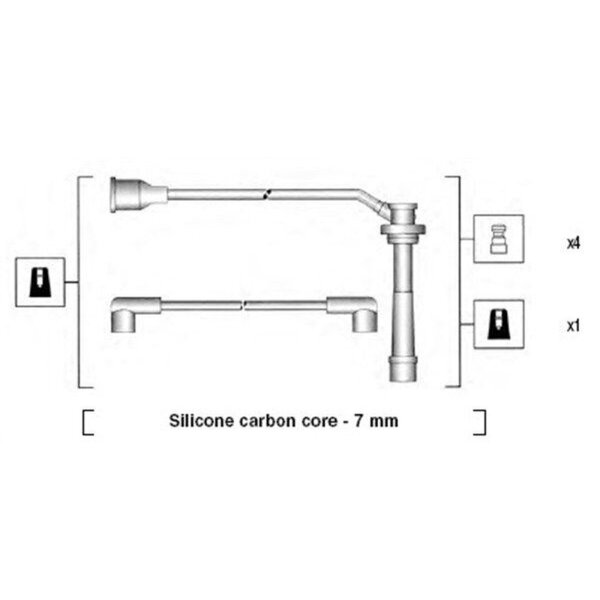 MAGNETI MARELLI 941285090845 Zündleitungssatz