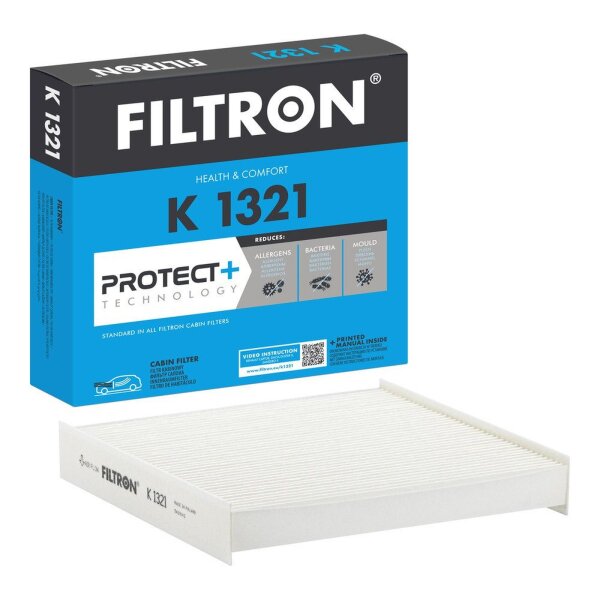 Innenraum-Pollenfilter FILTRON K 1321 213x200x34mm - 1 Stück