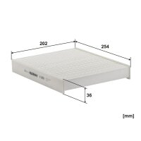 FILTRON K 1350 Filter, Innenraumluft