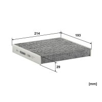 Innenraumfilter Filtron K 1210A Aktivkohlefilter - 1 Stück