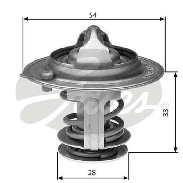 GATES TH29888G1 Thermostat, Kühlmittel