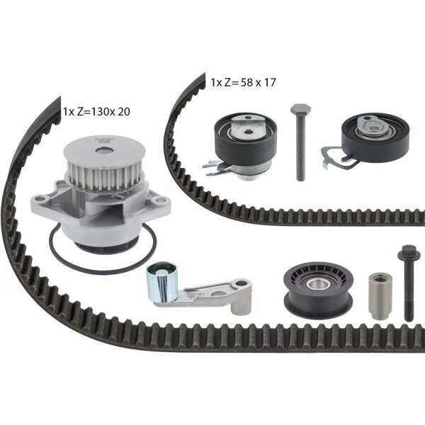 TOPRAN 112 971 Wasserpumpe + Zahnriemensatz