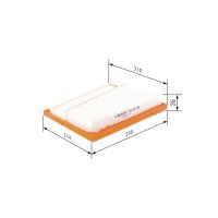 BOSCH F 026 400 388 Luftfilter