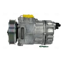 Klimakompressor NISSENS 89136 SD7V16 Keilrippenriemen - 1 Stück
