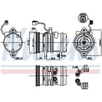 NISSENS 89272 Kompressor, Klimaanlage