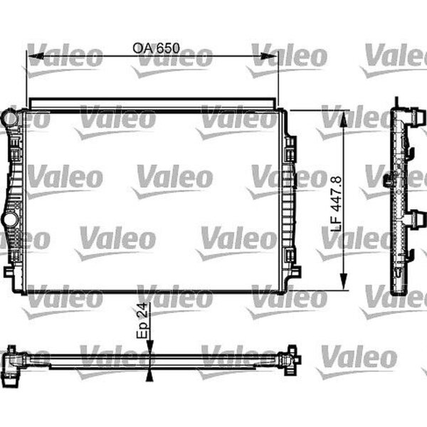 VALEO 735559 Kühler, Motorkühlung