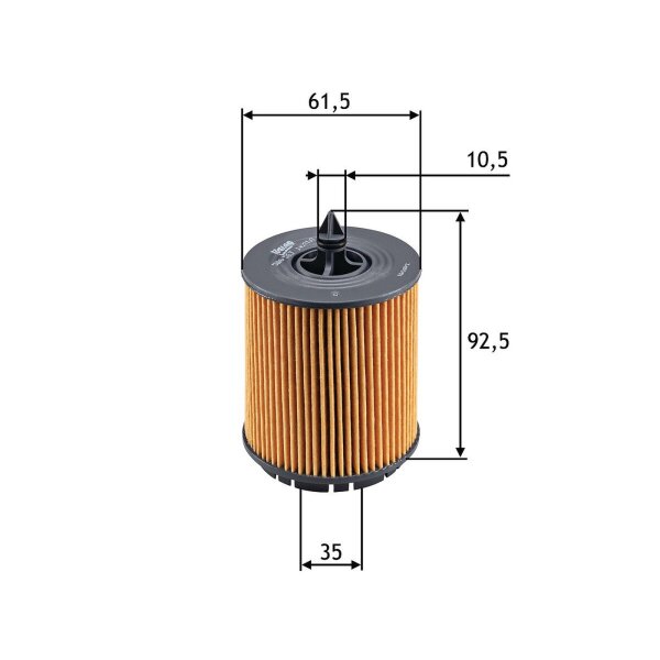 VALEO 586563 Ölfilter