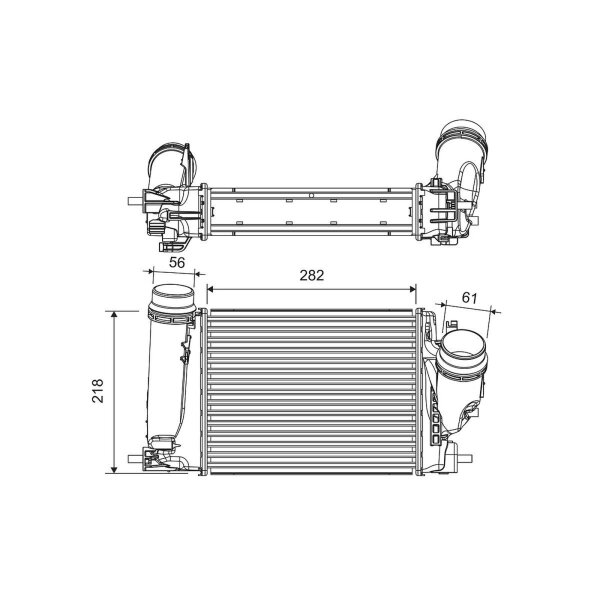 VALEO 816759 Ladeluftkühler