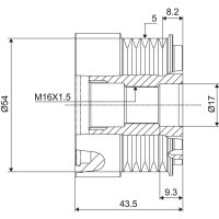 VALEO 588007 Generatorfreilauf