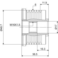 VALEO 588029 Generatorfreilauf
