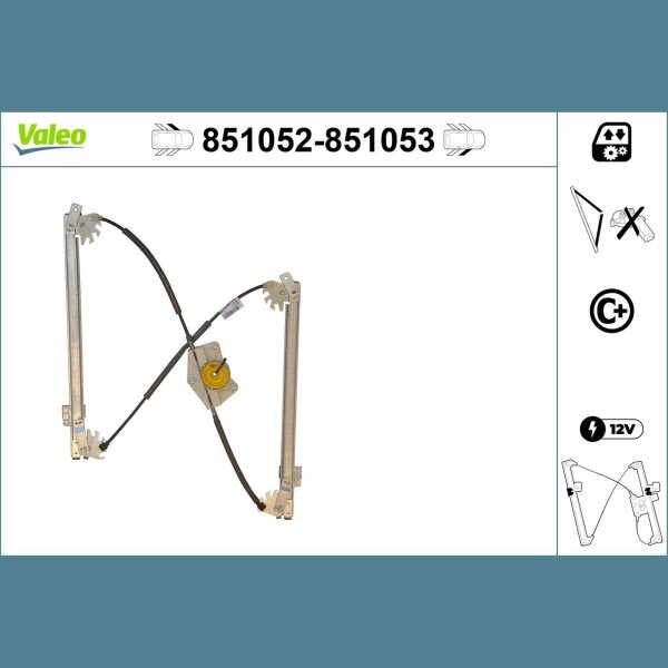 VALEO 851052 Fensterheber