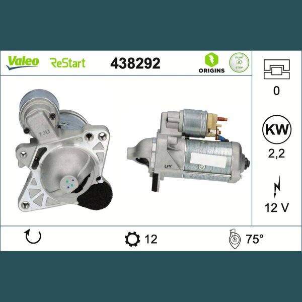 VALEO 438292 Starter