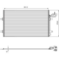 VALEO 814323 Kondensator, Klimaanlage
