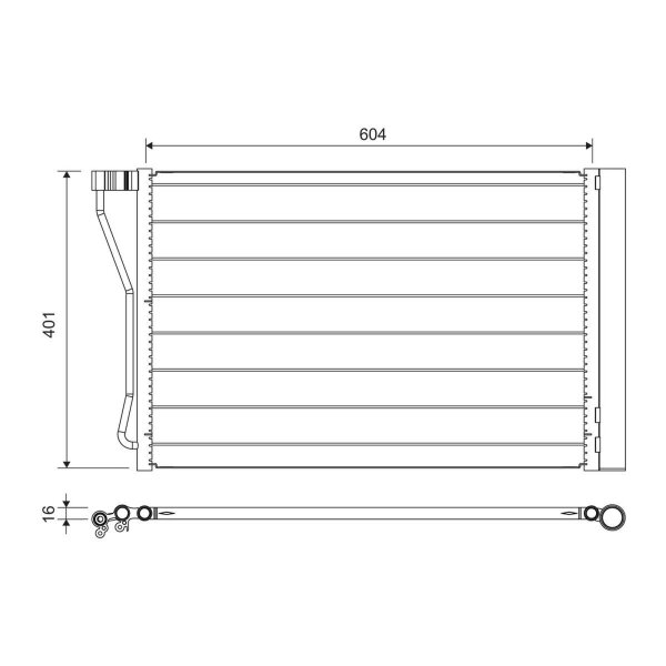 VALEO 814388 Kondensator, Klimaanlage