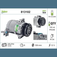 VALEO 813102 Kompressor, Klimaanlage