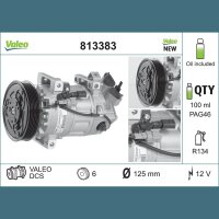 VALEO 813383 Kompressor, Klimaanlage