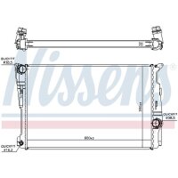 NISSENS 60809 Kühler, Motorkühlung