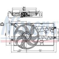 NISSENS 85693 Lüfter, Motorkühlung