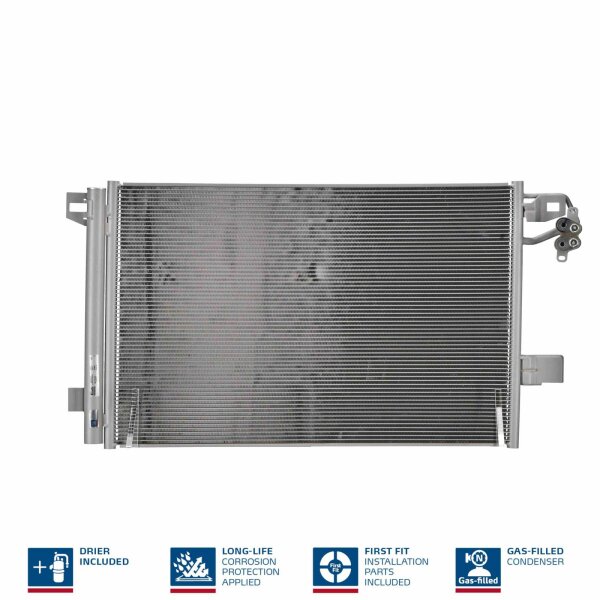 NISSENS 940345 Kondensator, Klimaanlage