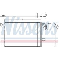 NISSENS 940345 Kondensator, Klimaanlage