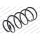 Spiralfeder LESJÖFORS 4055458 Vorderachse Fahrwerksfeder - 1 Stück