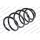 Spiralfeder LESJÖFORS 4077819 Vorderachse Schraubenfeder - 1 Stück
